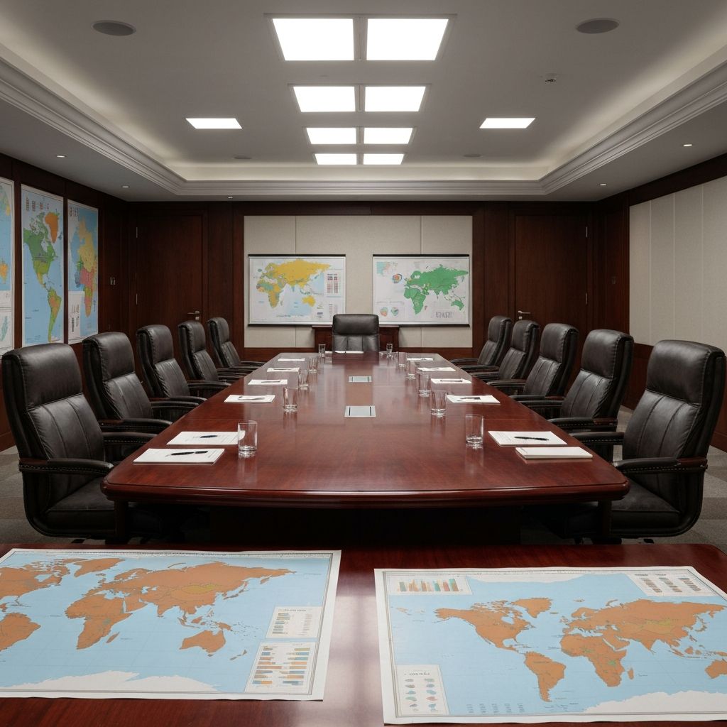 Institutional boardroom and strategic decision-making