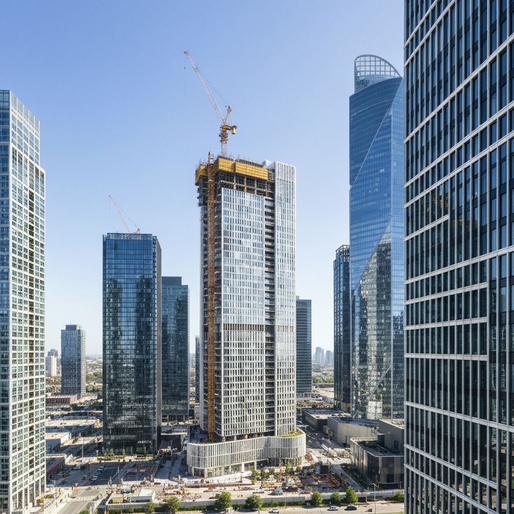 Large-scale urban development and infrastructure